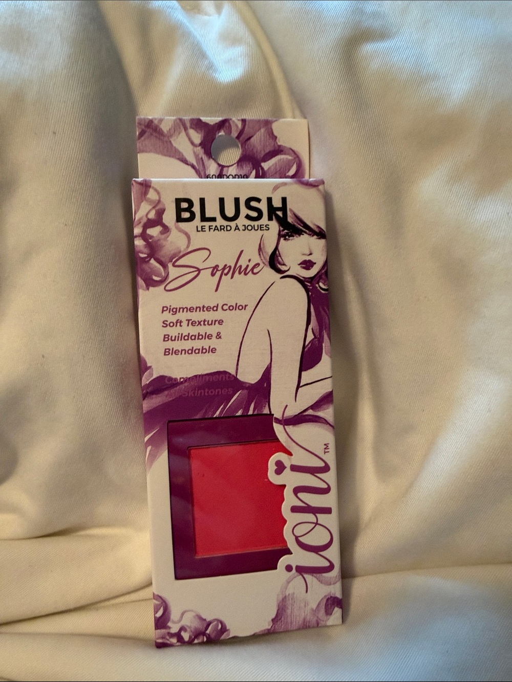Ioni Blush Sophie-Pigmented Color Soft Texture Buildable/Blendable-Glam Rose